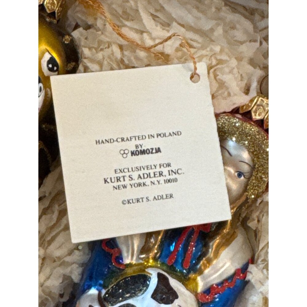 Vintage Kurt S. Adler Polonaise Wizard Of Oz Glass Ornament Set Handcrafted Pola - Picture 7 of 15